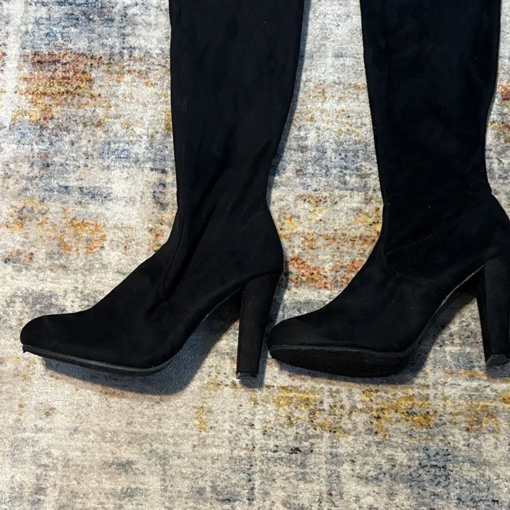 Chic Black Over-the-Knee Boots
